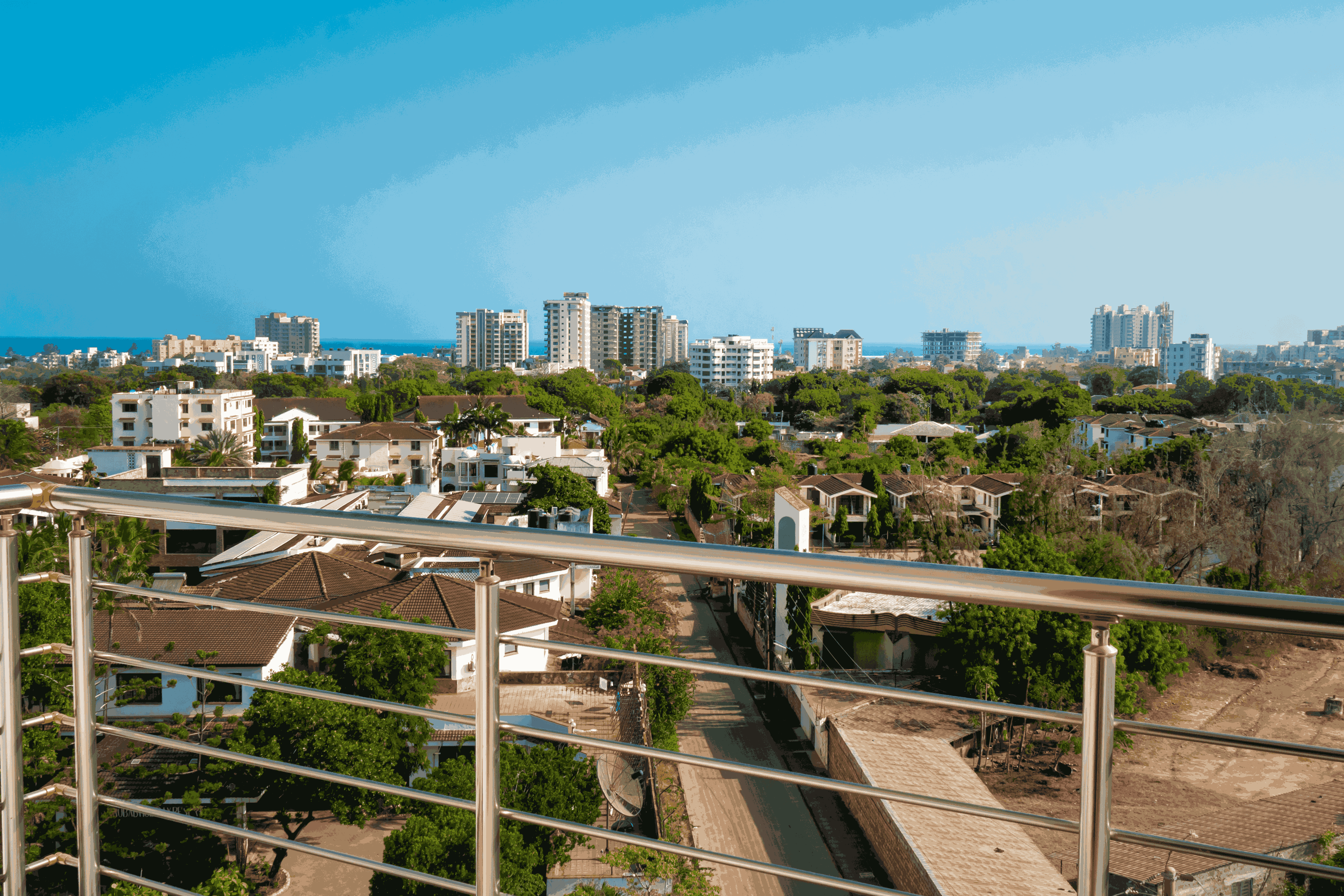 Ocean view from balcony