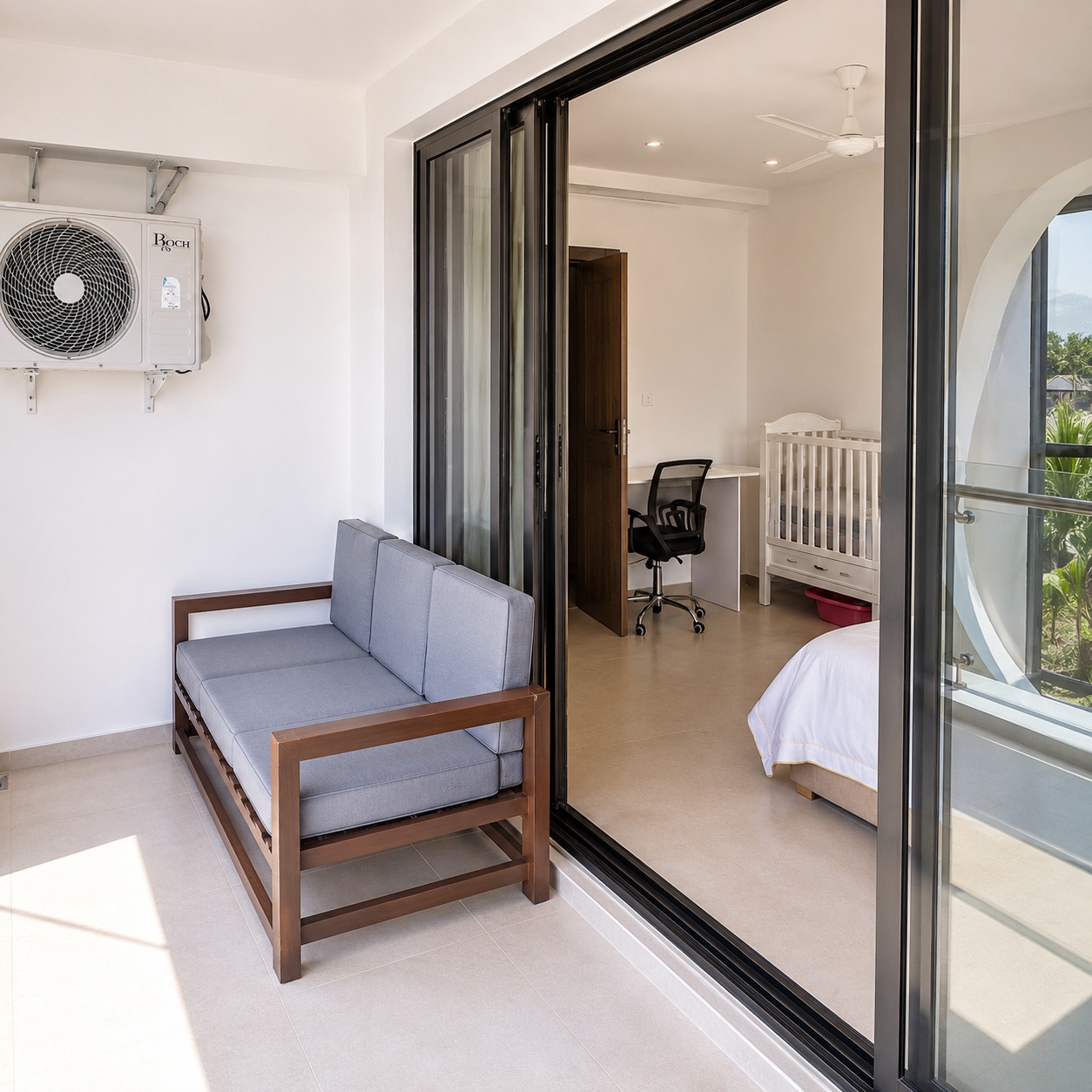 Johari Master Bedroom with Private Balcony and Ocean View